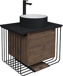Grossman Мебель для ванной Винтаж 70 GR-4040BW веллингтон/металл черный – фотография-3